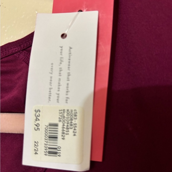 Women's Purple Peekaboo Back Top - Picture 3 of 5